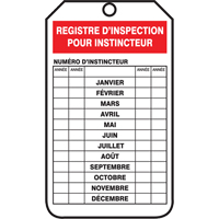 Inspection Tags, Plastic, 3-1/8" W x 5-7/8" H, French Southpoint Industrial Supply