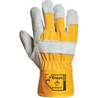 Gants d'ajusteur Endura, Grand, Paume en Cuir refendu, Doublure en Coton Southpoint Industrial Supply