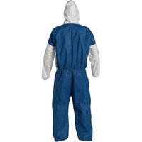 Hooded Coveralls, 4X-Large, Blue/White, Tyvek&reg; 400 D Southpoint Industrial Supply