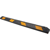 Parking Curb, Rubber, 6' L, Black/Yellow SEH141 | Southpoint Industrial Supply