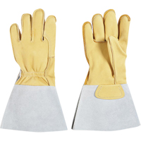 Gants pour monteur de lignes, Grand, Paume en Cuir fleur de vache, Doublure en Coton Southpoint Industrial Supply