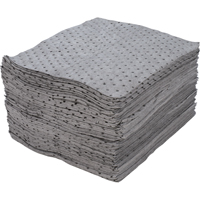 Premium Fine Fibre Sorbent Pads, Universal, 15" x 17", 30 gal. Absorbancy Southpoint Industrial Supply