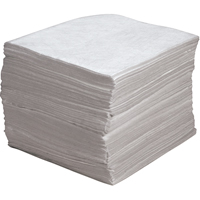 Premium Meltblown Sorbent Pads, Oil Only, 15" x 17", 30 gal. Absorbancy Southpoint Industrial Supply
