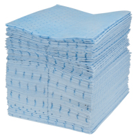 Premium Blue Bonded Sorbent Pads, Oil Only, 15" x 18", 30 gal. Absorbancy Southpoint Industrial Supply
