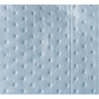 Premium Blue Bonded Sorbent Pads, Oil Only, 15" x 18", 30 gal. Absorbancy Southpoint Industrial Supply