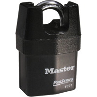 Cadenas prot&eacute;g&eacute; ProSeries, Noir, Cl&eacute;s diff&eacute;rentes, Acier lamin&eacute;, Largeur de 2-3/8" Southpoint Industrial Supply