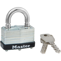 Cadenas lamin&eacute;, Argent, Cl&eacute;s identiques, Acier lamin&eacute;, Largeur de 1-3/4" Southpoint Industrial Supply