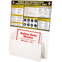 GHS Information Stations, English & French, Binders Included Southpoint Industrial Supply