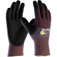 MaxiDry&reg; Gloves, Medium, Foam Nitrile Coating, 18 Gauge, Nylon Shell Southpoint Industrial Supply