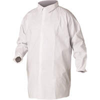 KleenGuard A20 Lab Coats, SMS, White, Large Southpoint Industrial Supply