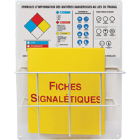 Panneaux de style panier pour mati&egrave;res dangereuses, Français, Compris reliures Southpoint Industrial Supply