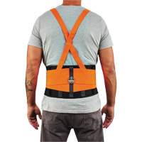 ProFlex 100HV Economy Spandex Hi-Vis Back Support Brace, Elastic, X-Small Southpoint Industrial Supply