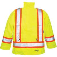 Manteaux 300 deniers Professional Journeyman, Polyester, Petit, Jaune lime haute visibilit&eacute; Southpoint Industrial Supply