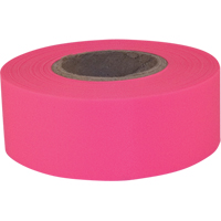 Sub-Zero Flagging Tape, 1.2" W x 150' L, Fluorescent Pink SEN411 | Southpoint Industrial Supply
