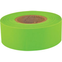 Sub-Zero Flagging Tape, 1.2" W x 150' L, Fluorescent Lime SEN414 | Southpoint Industrial Supply