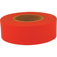 Sub-Zero Flagging Tape, 1.2" W x 150' L, Fluorescent Red Southpoint Industrial Supply