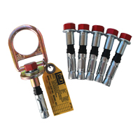 Concrete D-ring Anchor with Bolts, Bolt-On/Concrete, Temporary Use Southpoint Industrial Supply