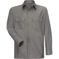 Long Sleeve Ripstop Shirt, Men's, 3X-Large, Grey Southpoint Industrial Supply