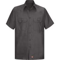 Short Sleeve Ripstop Shirt, Men's, 3X-Large, Charcoal Southpoint Industrial Supply