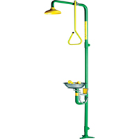 Safe-T-Zone<sup>®</sup> Aerated Combination Shower & Eye Wash SF858 | Southpoint Industrial Supply