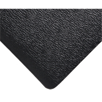 Deluxe Soft Step No. 444 Mats, Pebbled, 3' x 5' x 5/8", Black, PVC Sponge Southpoint Industrial Supply