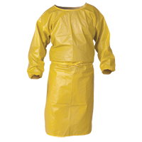 KleenGuard Chemical Spray Protective Smock, Polypropylene, Yellow, 34" W x 52" L Southpoint Industrial Supply