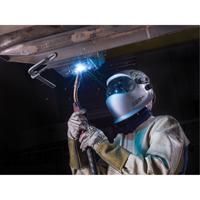 e684 Welding Helmets, 3.94" L x 1.97" W View Area, 4/5 - 13 Shade Range, Silver Southpoint Industrial Supply