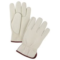 Gants de conducteur doubl&eacute;s pour l'hiver de premi&egrave;re qualit&eacute;, Grand, Paume en Cuir fleur de vache, Molleton Southpoint Industrial Supply