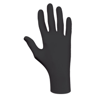 Gants biod&eacute;gradables 6112PF, T-petit, Nitrile, 4 mils, Sans poudre, Noir Southpoint Industrial Supply