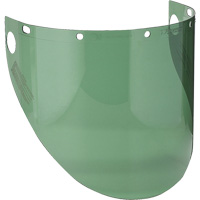 Dynamic Preformed Faceshield Visor, Polycarbonate, Green Tint Southpoint Industrial Supply