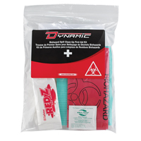 Trousse de premiers soins pour nettoyage de biorisques Dynamic, Dispositif m&eacute;dical Classe 1, Sac en plastique refermable Southpoint Industrial Supply
