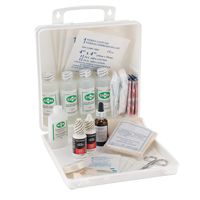 Trousse de premiers soins des brûlures pour soudeurs Dynamic, Dispositif m&eacute;dical Classe 1, Boîte en plastique Southpoint Industrial Supply