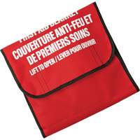 Couverture anti-feu avec sac de nylon Dynamic, Laine, 60" lo x 71" la Southpoint Industrial Supply