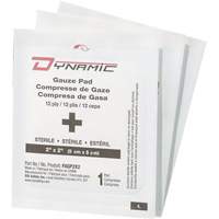Dynamic Gauze, Pad, 2" L x 2" W, Sterile, Medical Device Class 1 Southpoint Industrial Supply