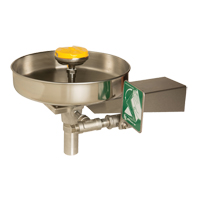 Eye/Face Wash Station, Wall-Mount Installation, Stainless Steel Bowl SGC275 | Southpoint Industrial Supply