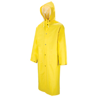 601 Tornado Long Rain Coat, Polyester/PVC, Large, Yellow Southpoint Industrial Supply