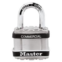 Cadenas lamin&eacute;, Argent, Cl&eacute;s diff&eacute;rentes, Acier lamin&eacute;, Largeur de 1-3/4" Southpoint Industrial Supply