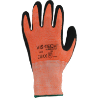 Vis-Tech Y9294 Cut Resistant Gloves, Size 6/X-Small, 13 Gauge, Polyurethane Coated, Stainless Steel Shell, ANSI/ISEA 105 Level 4 Southpoint Industrial Supply