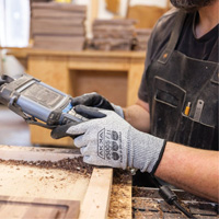 Cut Resistant Glove, Size Small/7, 10 Gauge, Foam Nitrile Coated, Dyneema&reg; Shell, ASTM ANSI Level A3/EN 388 Level C Southpoint Industrial Supply