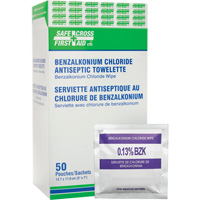 Benzalkonium Chloride Wipes, Towelette, Antiseptic Southpoint Industrial Supply