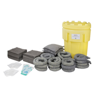 Spill Kit, Universal, Salvage Drum, 95 US gal. Absorbancy SGD801 | Southpoint Industrial Supply