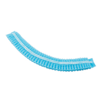 Bonnet bouffant pliss&eacute;, Polypropyl&egrave;ne, 21", Bleu Southpoint Industrial Supply