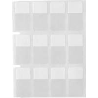 &eacute;tiquettes autoplastifiantes pour c&acirc;bles & fils de s&eacute;rie Core, Vinyle, 0,5" lo x 0,75" h, Transparent Southpoint Industrial Supply