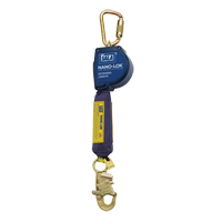 Nano-Lok Extended Length Self-Retracting Lifeline, 10', Polyester/Web, Swivel Southpoint Industrial Supply