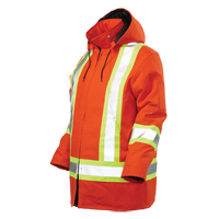 Parka de s&eacute;curit&eacute;, Orange haute visibilit&eacute;, Grand Southpoint Industrial Supply