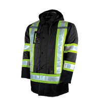 Parka de s&eacute;curit&eacute; doubl&eacute;, Noir, Grand Southpoint Industrial Supply