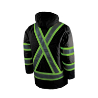 Parka de s&eacute;curit&eacute; doubl&eacute;, Noir, Grand Southpoint Industrial Supply