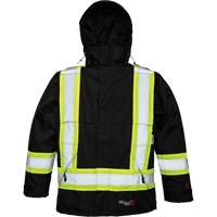 Journeyman Jacket, Polyester/Polyurethane, Black, Small Southpoint Industrial Supply