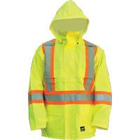 Open Road Jacket, Polyester/Polyurethane, High Visibility Lime-Yellow, Small Southpoint Industrial Supply