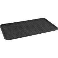 Boot Tray, Plastic, Black, 25" L x 14" W SGH285 | Southpoint Industrial Supply